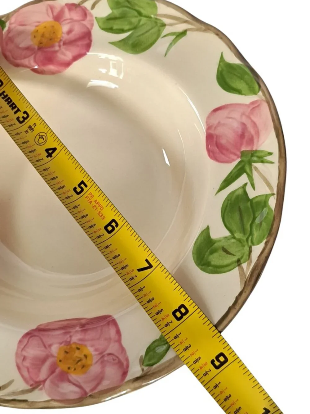 Franciscan Desert Rose Set of 2  8.5”Rimmed Soup Bowls Made in USA
